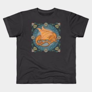 Celtic Medieval Earth Dragon Kids T-Shirt